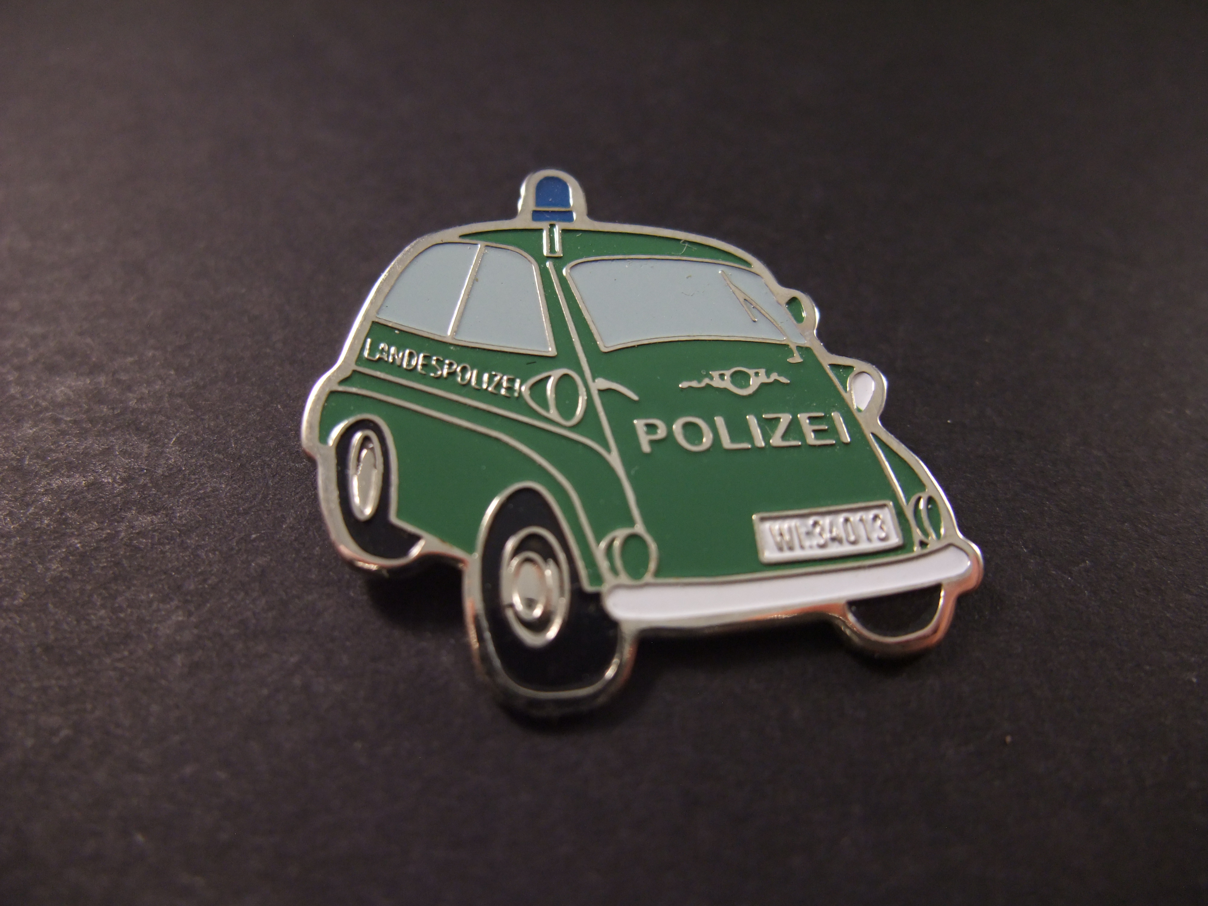 BMW Isetta Polizei ( Duitse Politie) dienstvoertuig in Keulen vanaf 1957 daarna  begeleidingsvoertuig voor zwaar transport in Bergisch Gladbach